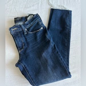 Banana republic dark blue wash jeans